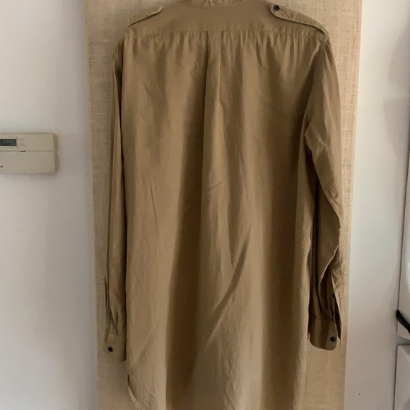 Dries Van Noten military shirt long tunic with epaulets - Picture 3 of 12